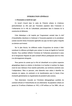 Economie populaire,créatrice de ville. Mythe ou réalité?
