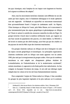 Antiterrorisme et promotion de l'etat de droit en Afrique centrale