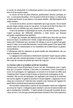 Le succès vous obéit