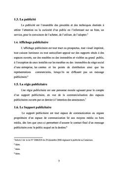 La gestion des droits relatifs à la publicité au Cameroun