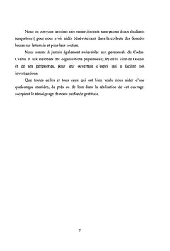Economie solidaire et vulnérabilité sociale: cas de la ville de Douala