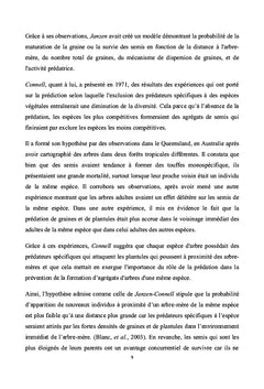 Cause de la monodominance de l'essence Cynometra alexandri