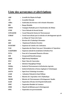 Valorisation économique des graines de Parkia biglobosa (néré)