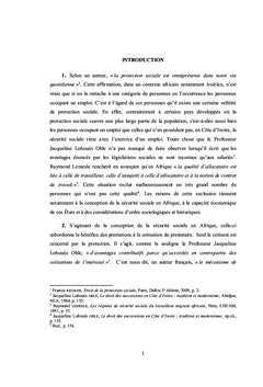 Le bénéfice de la sécurité sociale par le travailleur en Côte d'Ivoire