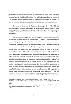 Le bénéfice de la sécurité sociale par le travailleur en Côte d'Ivoire