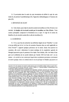 Le bénéfice de la sécurité sociale par le travailleur en Côte d'Ivoire