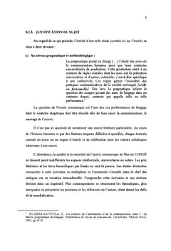 Énonciation de l'ironie dans les romans de Maryse Condé