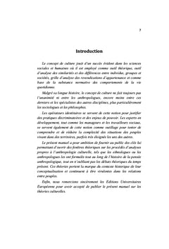 Théories culturelles