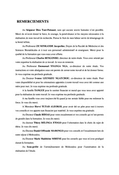 Ethno médecine des Baka de Moloundou pour les affections buccales