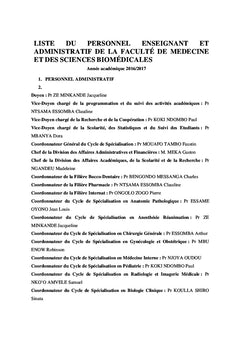 Ethno médecine des Baka de Moloundou pour les affections buccales