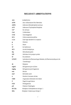 Etude de l'activite antiulcereuse de l'extrait LIS_014 chez le rat