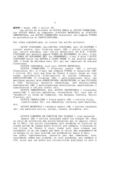 Glossaire économique et financier Français/ Anglais/ Espagnol