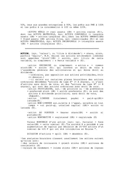 Glossaire économique et financier Français/ Anglais/ Espagnol