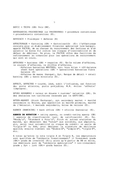 Glossaire économique et financier Français/ Anglais/ Espagnol