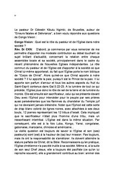 Jesus Business en RD-Congo eglises de reveil, d'endormissement ou "des ligablos"?