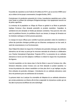 Interactions sociales dans la diffusion des méthodes alternatives