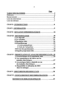 Prise en charge à domicile des nourrissons en cas de diarrhée