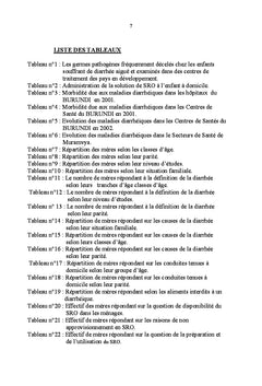 Prise en charge à domicile des nourrissons en cas de diarrhée