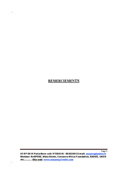 Rapport d'activités 2016 ASEP ONG