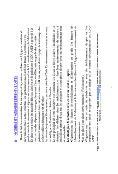 Rapport d'activités 2012-2015 ASEP ONG