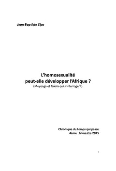 Homosexualite: l'ADN humain peut-il corriger le Dieu createur?