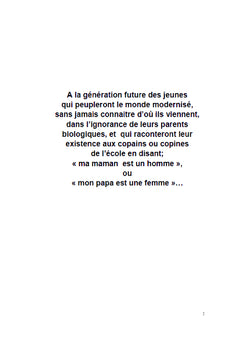 Homosexualite: l'ADN humain peut-il corriger le Dieu createur?