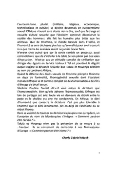 Homosexualite: l'ADN humain peut-il corriger le Dieu createur?