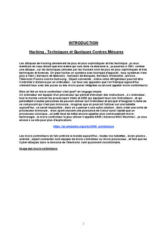 Cyber-Sécurité et Contre Mesures