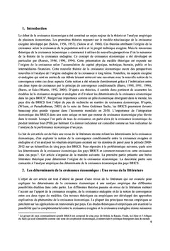 Etude de la croissance economique des pays BRICS