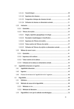 Digestibilité des fourrages pauvres chez les petits ruminants