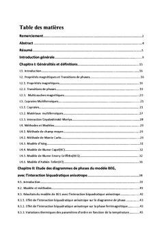 L'Étude Des Propriétés Magnétiques Des Cuprates