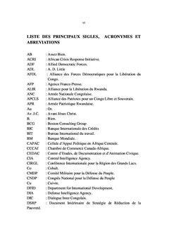 Analyse polemologique et geostrategique des guerres du Kivu en RDC