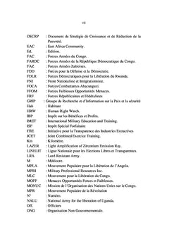 Analyse polemologique et geostrategique des guerres du Kivu en RDC