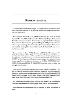 Accidents du travail au Sénégal