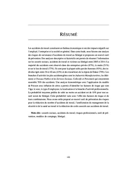 Accidents du travail au Sénégal