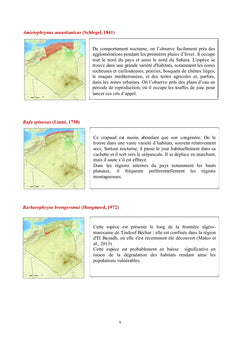 Statut de conservation des Reptiles et Amphibiens en Algérie