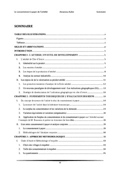 Consentement à payer de l'attiéké de Côte d'Ivoire