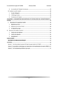 Consentement à payer de l'attiéké de Côte d'Ivoire