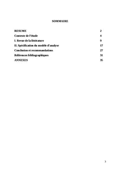 Impact des exportations agricoles