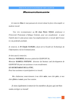 Mise en place d'un système de VoIP à GLOPCOF