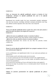 La grammaire par l'exercice