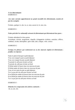La grammaire par l'exercice