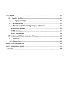 Stratigraphie et Paléobiodiversité des faunes d'Ammonites...