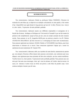 L'échec des procédures de redressement de l'entreprise