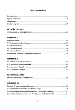 Cameroun: le vrai visage de la gouvernance