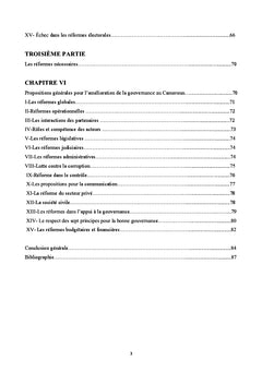 Cameroun: le vrai visage de la gouvernance