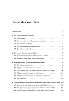 Convertisseurs de puissance, description, comportements dynamiques