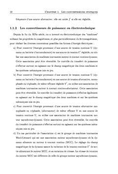 Convertisseurs de puissance, description, comportements dynamiques