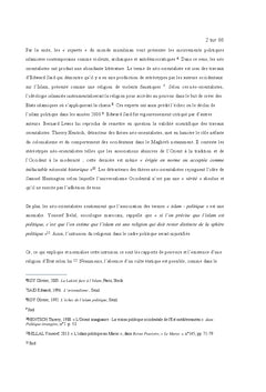 Les partis politiques islamistes au pouvoir dans le monde musulman