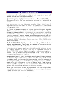 Principes comptables internationaux, analyses pratiques, subtilités